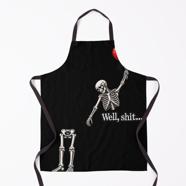 Item preview, Skeleton Lost Balloon Well Shit Funny Saying Quote Halloween designed and sold by will freed18.