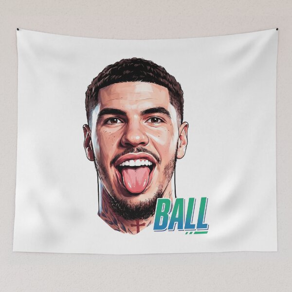 Item preview, LaMelo Ball Playful Tongue-Out Basketball Star Fan Art designed and sold by InGame Basketball.
