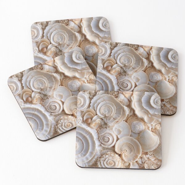 Item preview, Organic Worlds: Ivory Spirals — Shell Macro Landscape designed and sold by Atlas-of-Worlds.