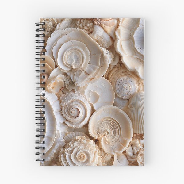 Item preview, Shell Macro Landscape — Ivory Spirals designed and sold by Atlas-of-Worlds.