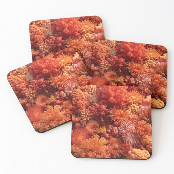 Item preview, Organic Worlds: Ember Reef — Coral Macro Landscape designed and sold by Atlas-of-Worlds.