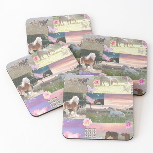 Item preview, Y2K Dreamy Horse Meadow Collage Tumblr Aesthetic designed and sold by saintpinkbycharlottedesigns.