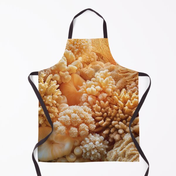 Item preview, Organic Worlds: Golden Reef — Coral Macro Landscape designed and sold by Atlas-of-Worlds.