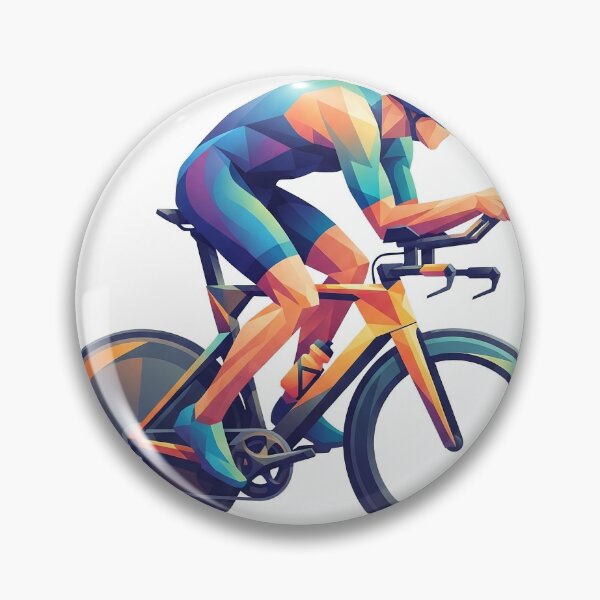 Artikelvorschau, Low-Poly-Triathlet auf einem Aero-Rad entworfen und verkauft von eduardoroa22.
