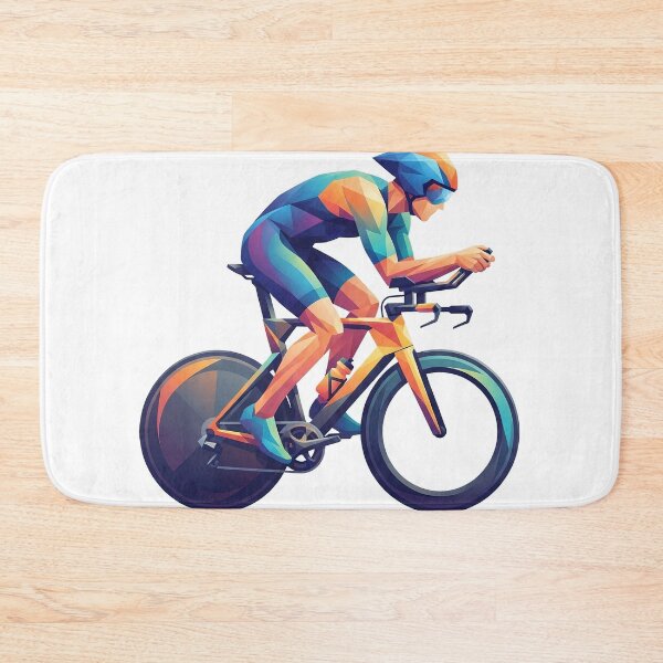 Item preview, Low Poly Triathlete On An Aero Bike designed and sold by eduardoroa22.