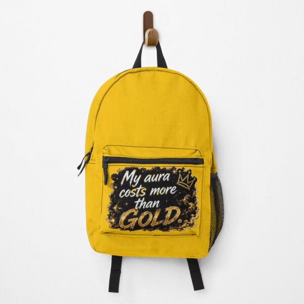 Item preview, My Aura Costs More Than Gold Crown Sticker designed and sold by Scro-Ciob-Shop.