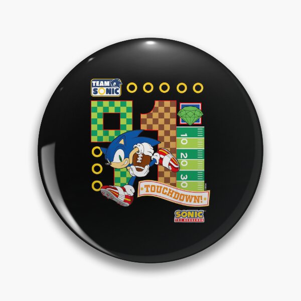 Item preview, Sonic The Hedgehog Team Sonic Touchdown Football designed and sold by cutezodiac.