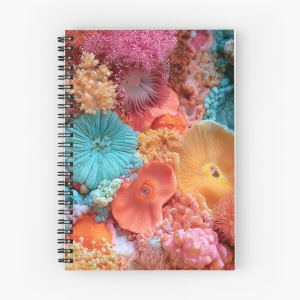 Item preview, Organic Worlds: Coral Bloom — Tropical Reef Macro Landscape designed and sold by Atlas-of-Worlds.