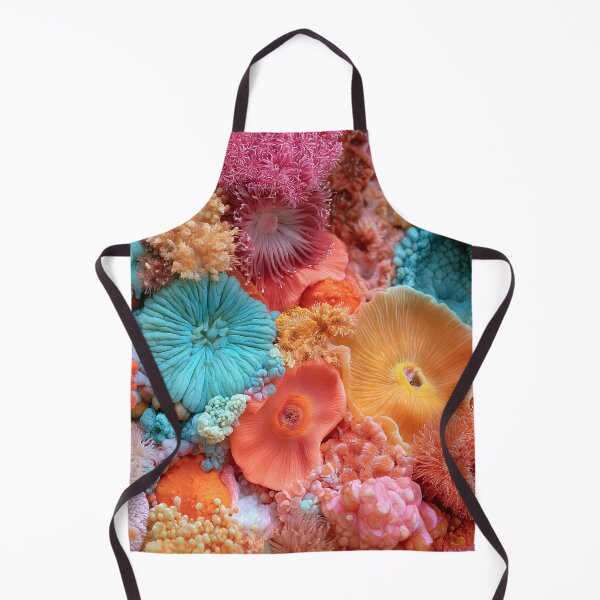 Item preview, Organic Worlds: Coral Bloom — Tropical Reef Macro Landscape designed and sold by Atlas-of-Worlds.