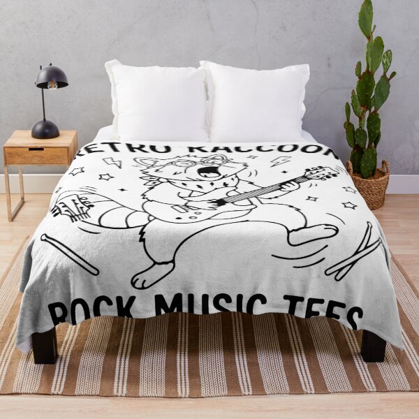 Item preview, Retro Raccoon - Rock Music Tees designed and sold by Brexmore3.