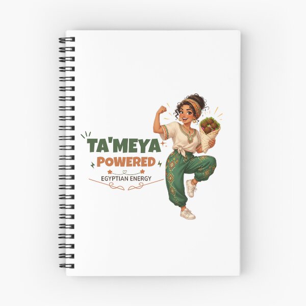 Item preview, Taameya Powered Funny Egyptian Falafel Food Sticker designed and sold by KaBaRen.