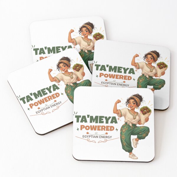 Item preview, Taameya Powered Funny Egyptian Falafel Food Sticker designed and sold by KaBaRen.