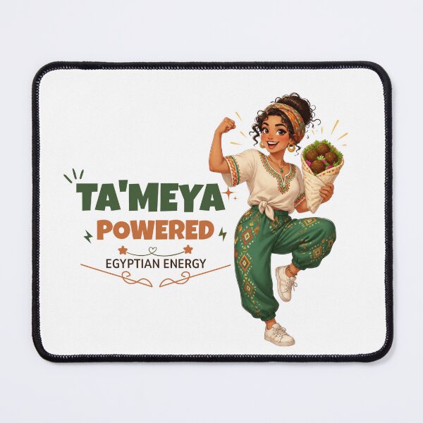 Item preview, Taameya Powered Funny Egyptian Falafel Food Sticker designed and sold by KaBaRen.