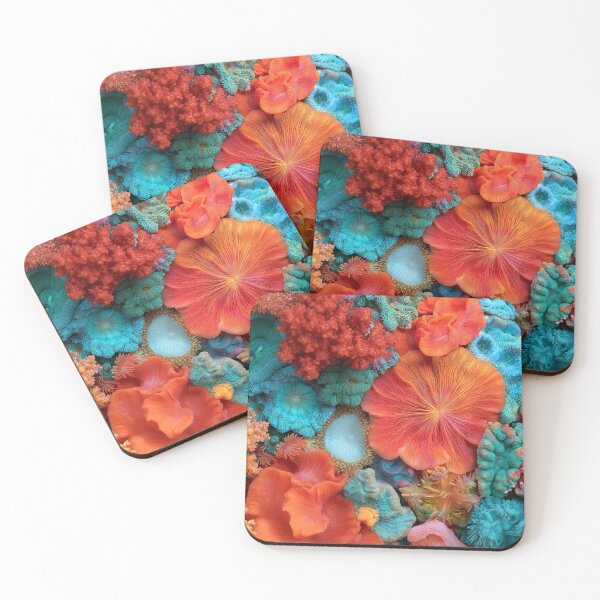 Item preview, Organic Worlds: Tidal Garden — Surreal Coral Reef Landscape designed and sold by Atlas-of-Worlds.