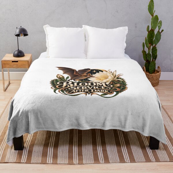 Item preview, Bloom Service After Dark – Illustrated Botanical Bat Halloween Gift designed and sold by UrbanCanvvas.