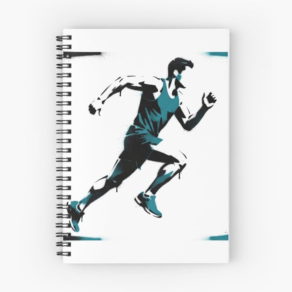 Item preview, Street Stencil Runner Mid-Stride designed and sold by eduardoroa22.