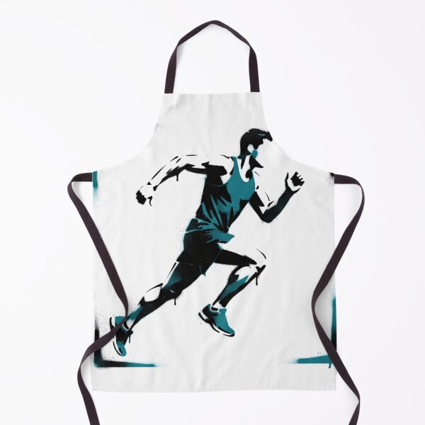 Item preview, Street Stencil Runner Mid-Stride designed and sold by eduardoroa22.