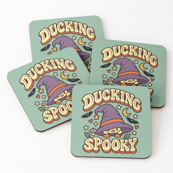 Item preview, Ducking Spooky Kawaii Witch Duck Halloween designed and sold by  MAD's Recreation Studio.