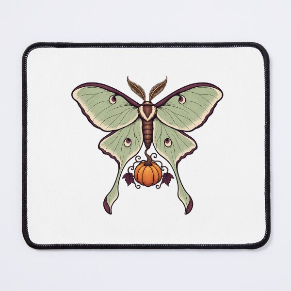 Item preview, Halloween Moth Gift – Luna Moth and Pumpkin designed and sold by UrbanCanvvas.