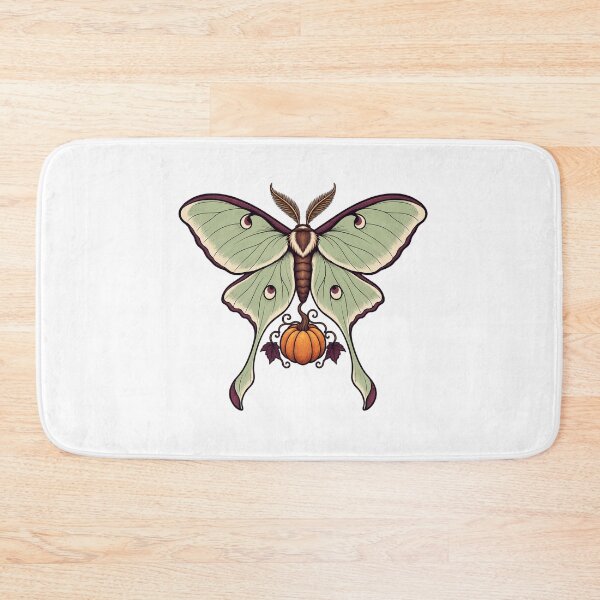 Item preview, Halloween Moth Gift – Luna Moth and Pumpkin designed and sold by UrbanCanvvas.