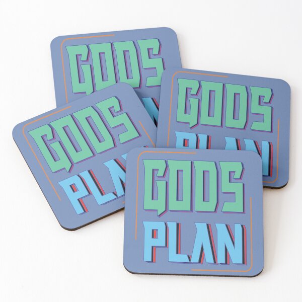 Item preview, God's Plan Inspirational Faith Typography Design designed and sold by Mdjahirulsk.