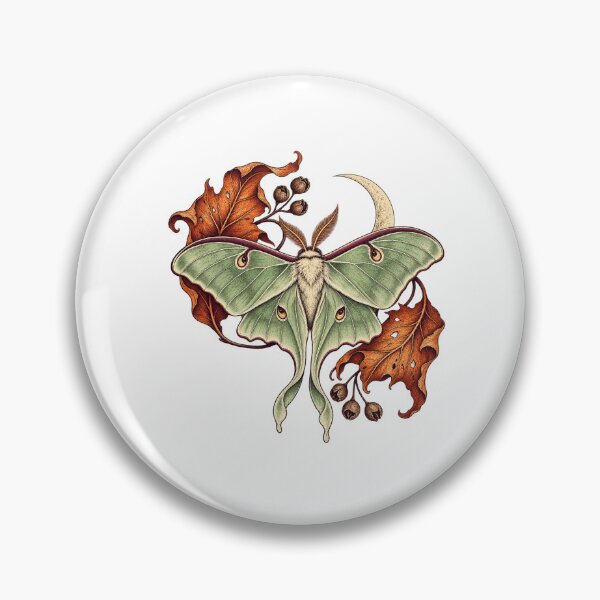 Item preview, Moth Lover Gift – Autumn Luna Moth designed and sold by UrbanCanvvas.