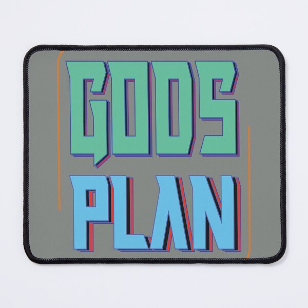 Item preview, God's Plan Inspirational Faith Typography Design designed and sold by Mdjahirulsk.
