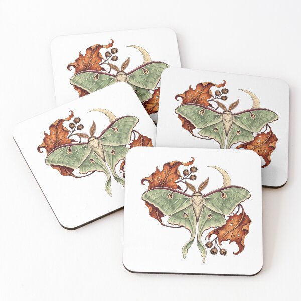 Item preview, Moth Lover Gift – Autumn Luna Moth designed and sold by UrbanCanvvas.