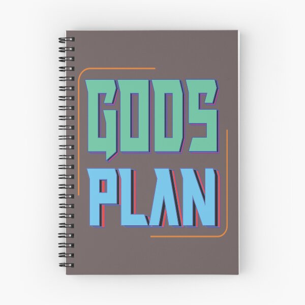 Item preview, God's Plan Inspirational Faith Typography Design designed and sold by Mdjahirulsk.