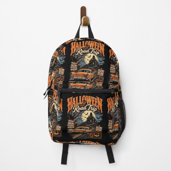 Item preview, Halloween Road Trip – Retro Vintage Car Haunted House Spooky Halloween Design designed and sold by RockitBaby.