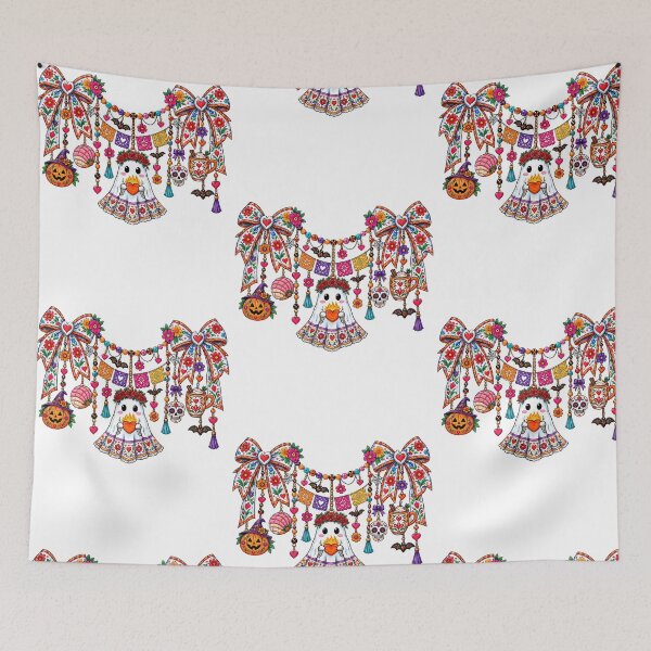 Item preview, Colorful Day of the Dead Ghost Art designed and sold by RDGNR.
