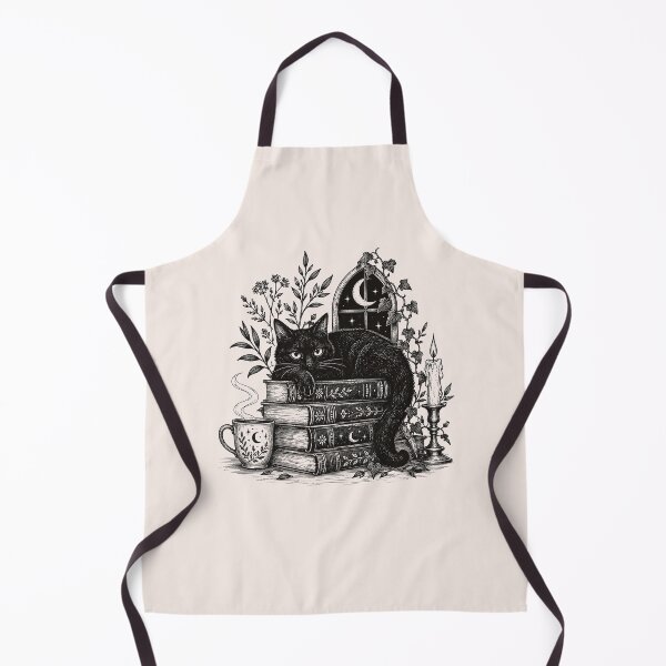 Item preview, Black Cat And Books designed and sold by VibeInkDesign.