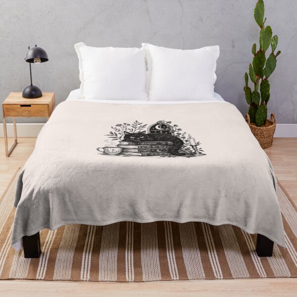 Item preview, Black Cat And Books designed and sold by VibeInkDesign.
