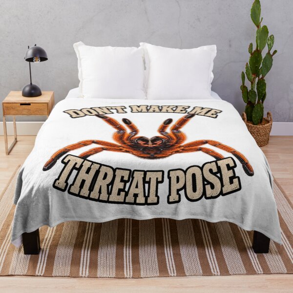 Item preview, Don’t Make Me Threat Pose – Orange Baboon Tarantula OBT designed and sold by threadandfangs.