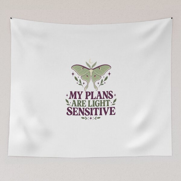 Item preview, My Plans Are Light Sensitive – Halloween Moth Lover Gift designed and sold by UrbanCanvvas.