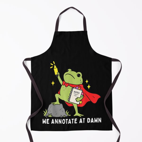 Item preview, We Annotate At Dawn English Teacher Funny Frog Reader designed and sold by MatherFisher.