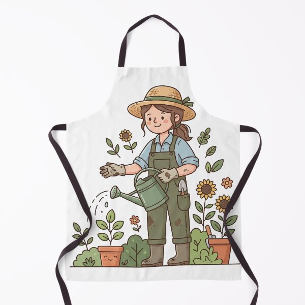 Item preview, Gardener With A Watering Can, Folk Line designed and sold by eduardoroa22.
