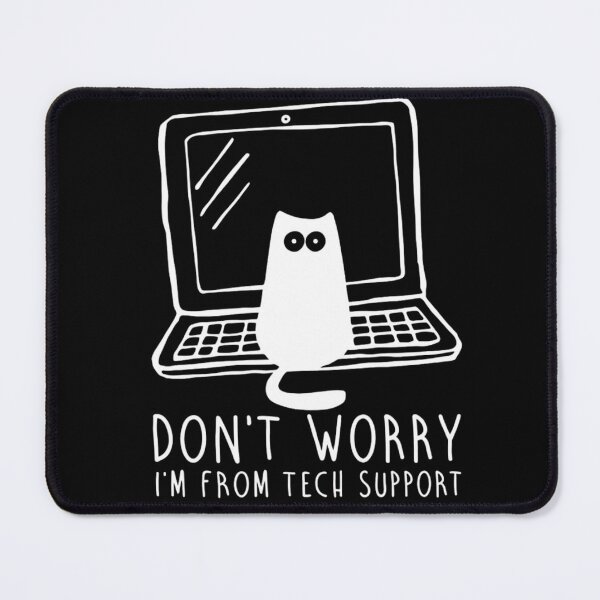Item preview, Dont Worry Im From Tech Support Funny Cat Laptop designed and sold by haitrieuic96.
