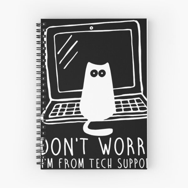 Item preview, Dont Worry Im From Tech Support Funny Cat Laptop designed and sold by haitrieuic96.