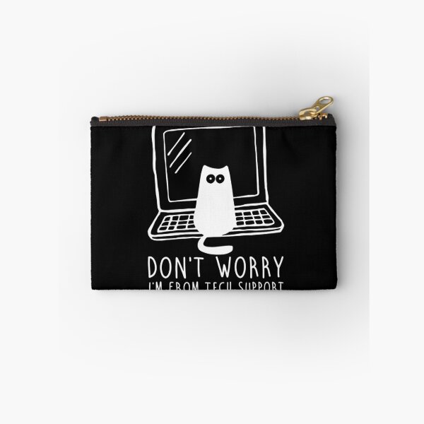 Item preview, Dont Worry Im From Tech Support Funny Cat Laptop designed and sold by haitrieuic96.