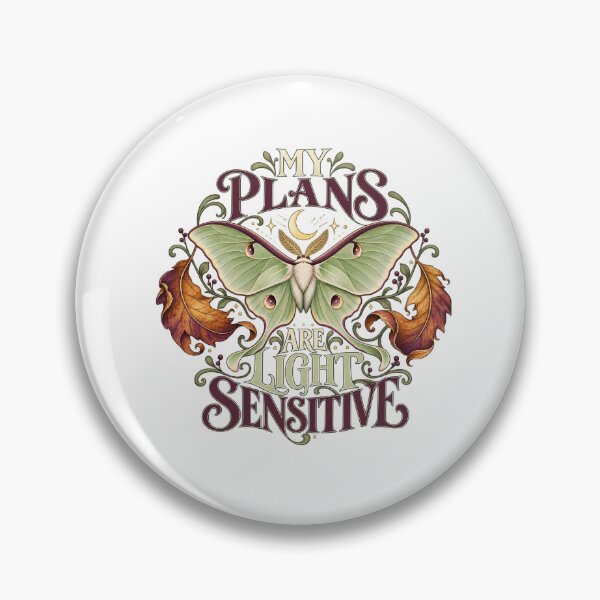 Item preview, My Plans Are Light Sensitive – Illustrated Luna Moth Nature Gift designed and sold by UrbanCanvvas.