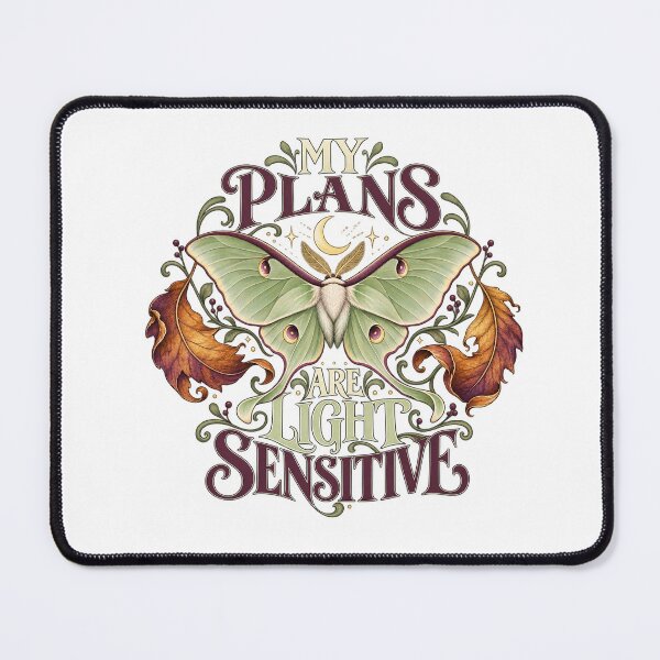 Item preview, My Plans Are Light Sensitive – Illustrated Luna Moth Nature Gift designed and sold by UrbanCanvvas.