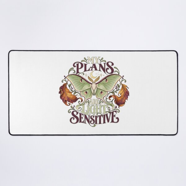 Item preview, My Plans Are Light Sensitive – Illustrated Luna Moth Nature Gift designed and sold by UrbanCanvvas.