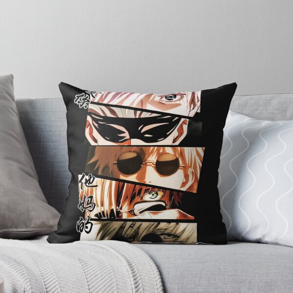 Item preview, Jujutsu Kaisen Eyes Collage – Gojo Nanami Yuji Anime Art designed and sold by chiwuls.