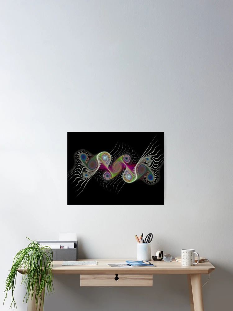 Thumbnail 2 of 3, Poster, Color Abstract designed and sold by plunder.