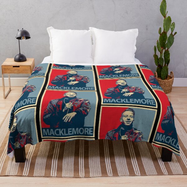 Item preview, Macklemore Red Blue Vintage Retro Portrait Music Fan Graphic designed and sold by ostenlee.