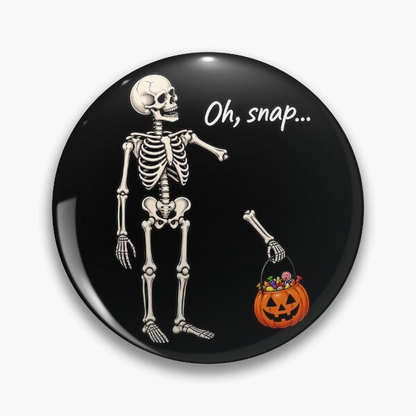 Item preview, Skeleton Oh Snap Funny Saying Quote Halloween designed and sold by will freed18.