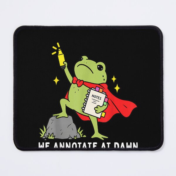 Item preview, We Annotate At Dawn English Teacher Funny Frog Reader Tee designed and sold by Juansustait.