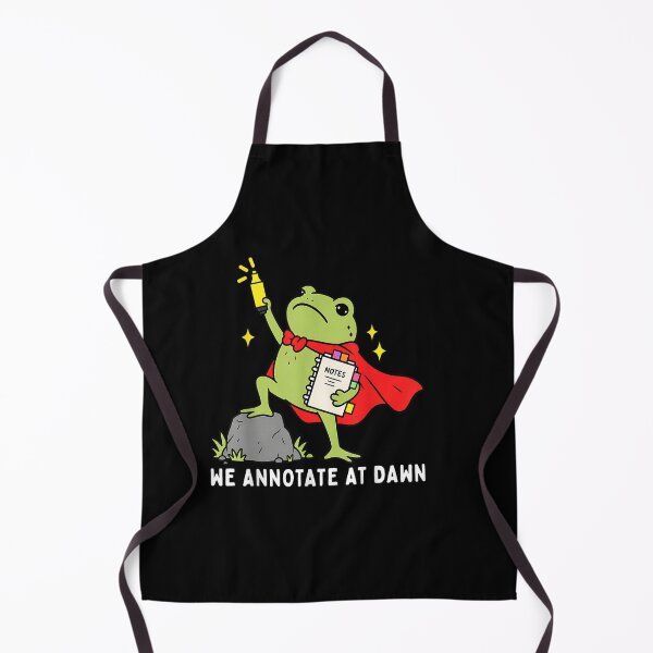 Item preview, We Annotate At Dawn English Teacher Funny Frog Reader Tee designed and sold by Juansustait.