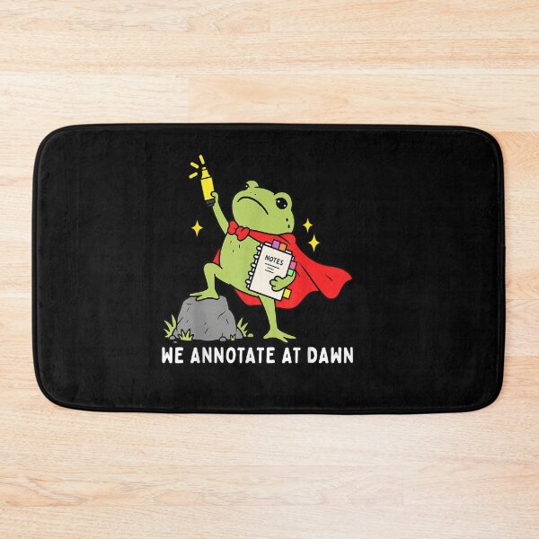 Item preview, We Annotate At Dawn English Teacher Funny Frog Reader Tee designed and sold by Juansustait.
